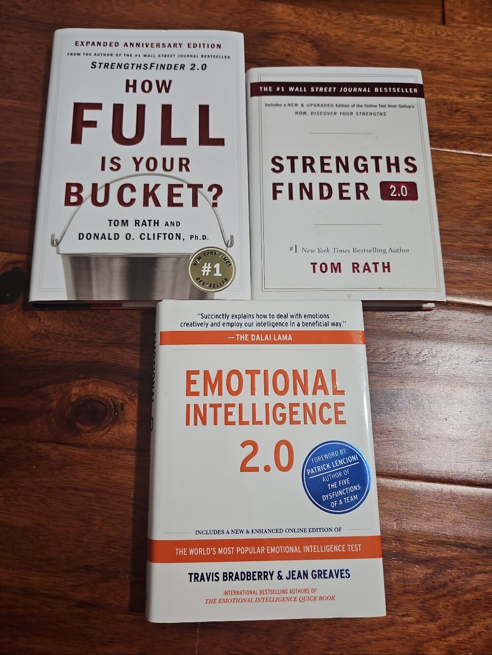 How Full Is Your Bucket, Strength Finder 2.0, Emotional Intelligence
